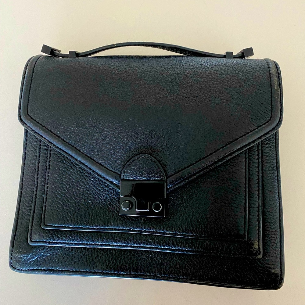 Loeffler Randall Leather Push Lock Shoulder Bag